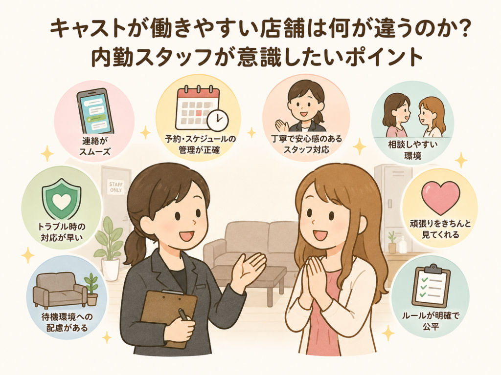 キャストが